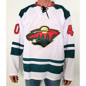 Minnesota Wild Devan Dubnyk #40 Reebok NHL Authentic Ice Hockey Jersey Sz 50
